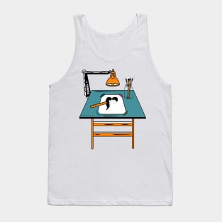 Drawing Desk Tank Top